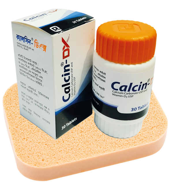 Calcin-DX Tablet 600 mg+400 IU