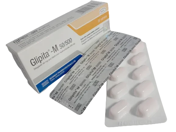 Glipita-M Tablet 50 mg+1000 mg