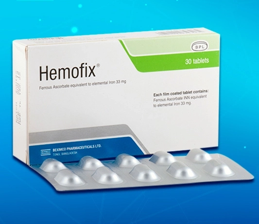 Hemofix Tablet 33 mg