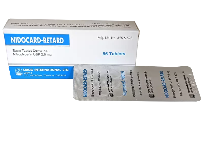Nidocard Retard Retard Tablet 2.6 mg