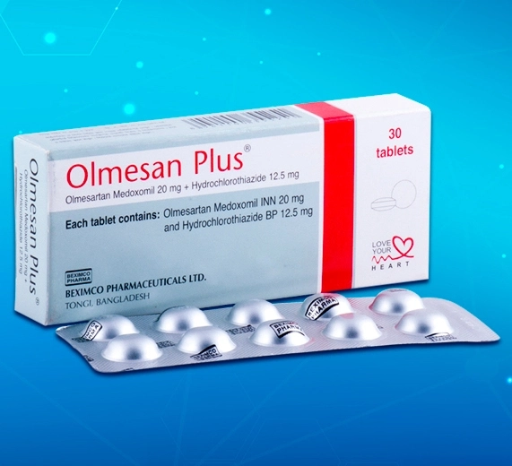 Olmesan Plus Tablet 20 mg+12.5 mg