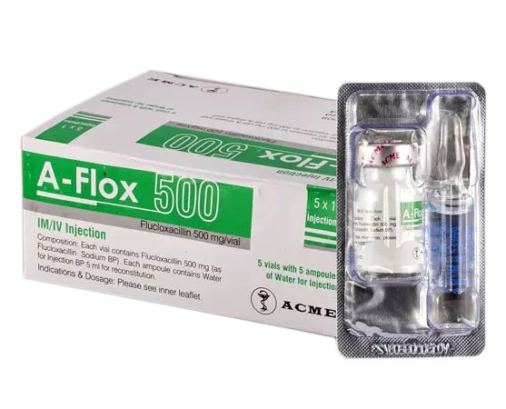 A-Flox 500 mg/vial IM/IV Injection A-Flox 500 mg/vial IM/IV Injection