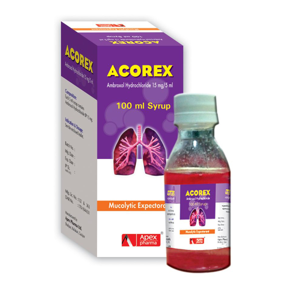 Acorex 15 mg/5 ml Syrup Acorex 15 mg/5 ml Syrup