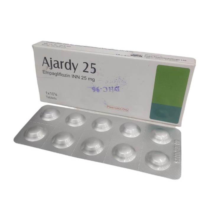Ajardy 25 mg Tablet Ajardy 25 mg Tablet