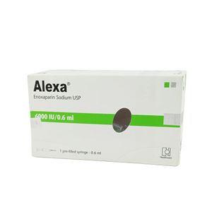Alexa 8000 Anti-Xa IU/0.8 ml SC Injection Alexa 8000 Anti-Xa IU/0.8 ml SC Injection
