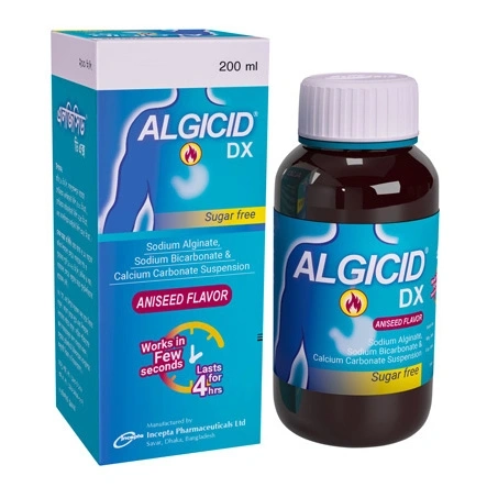 Algicid DX (500 mg+213 mg+325 mg)/10 ml Oral Suspension