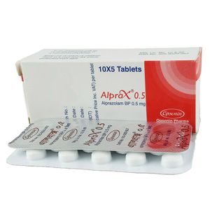 Alprax 0.5 mg Tablet Alprax 0.5 mg Tablet