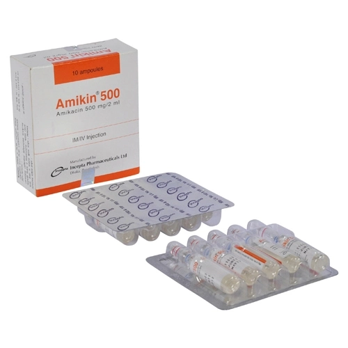 Amikin 500 mg/2 ml IM/IV Injection Amikin 500 mg/2 ml IM/IV Injection