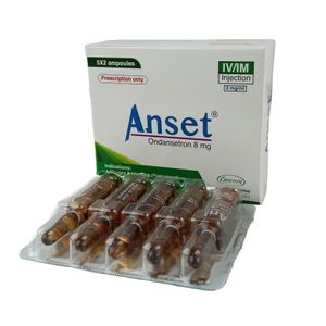 Anset 8 mg/4 ml IM/IV Injection