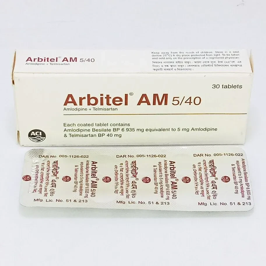 Arbitel AM 5 mg+40 mg Tablet
