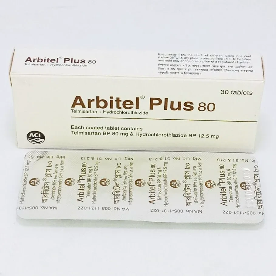 Arbitel Plus 80 mg+12.5 mg Tablet
