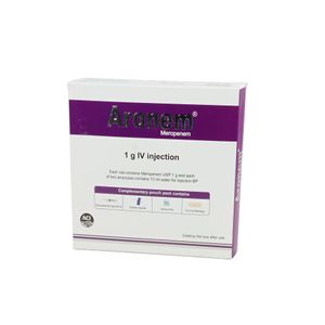 Aronem 1 gm/vial IV Injection or Infusion Aronem 1 gm/vial IV Injection or Infusion