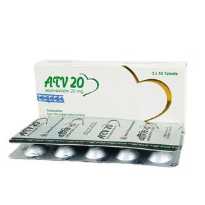ATV 20 mg Tablet ATV 20 mg Tablet