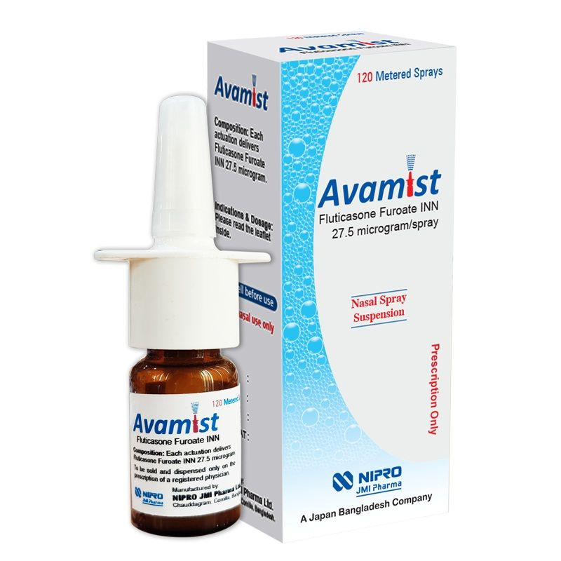 Avamist 27.5 mcg/spray Nasal Spray Avamist 27.5 mcg/spray Nasal Spray