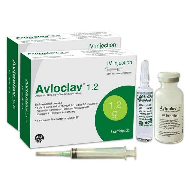 Avloclav (1 gm+200 mg)/20 ml IV Injection Avloclav (1 gm+200 mg)/20 ml IV Injection