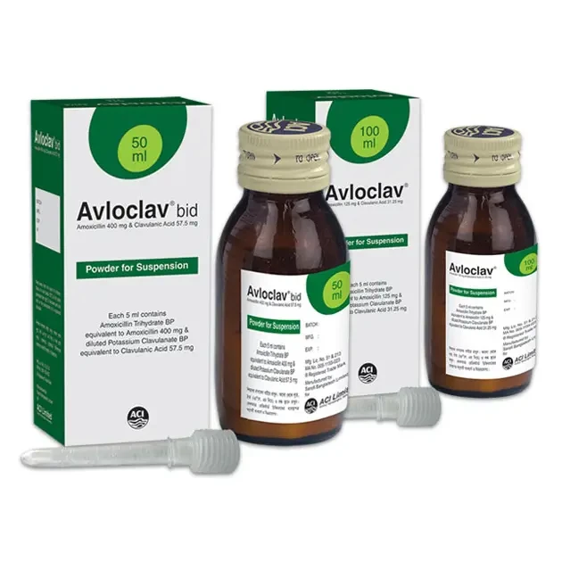 Avloclav BID (400 mg+57.50 mg)/5 ml Powder for Suspension Avloclav BID (400 mg+57.50 mg)/5 ml Powder for Suspension