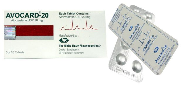 Avocard 20 mg Tablet Avocard 20 mg Tablet