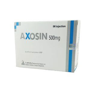 Axosin 500 mg/vial IM Injection Axosin 500 mg/vial IM Injection
