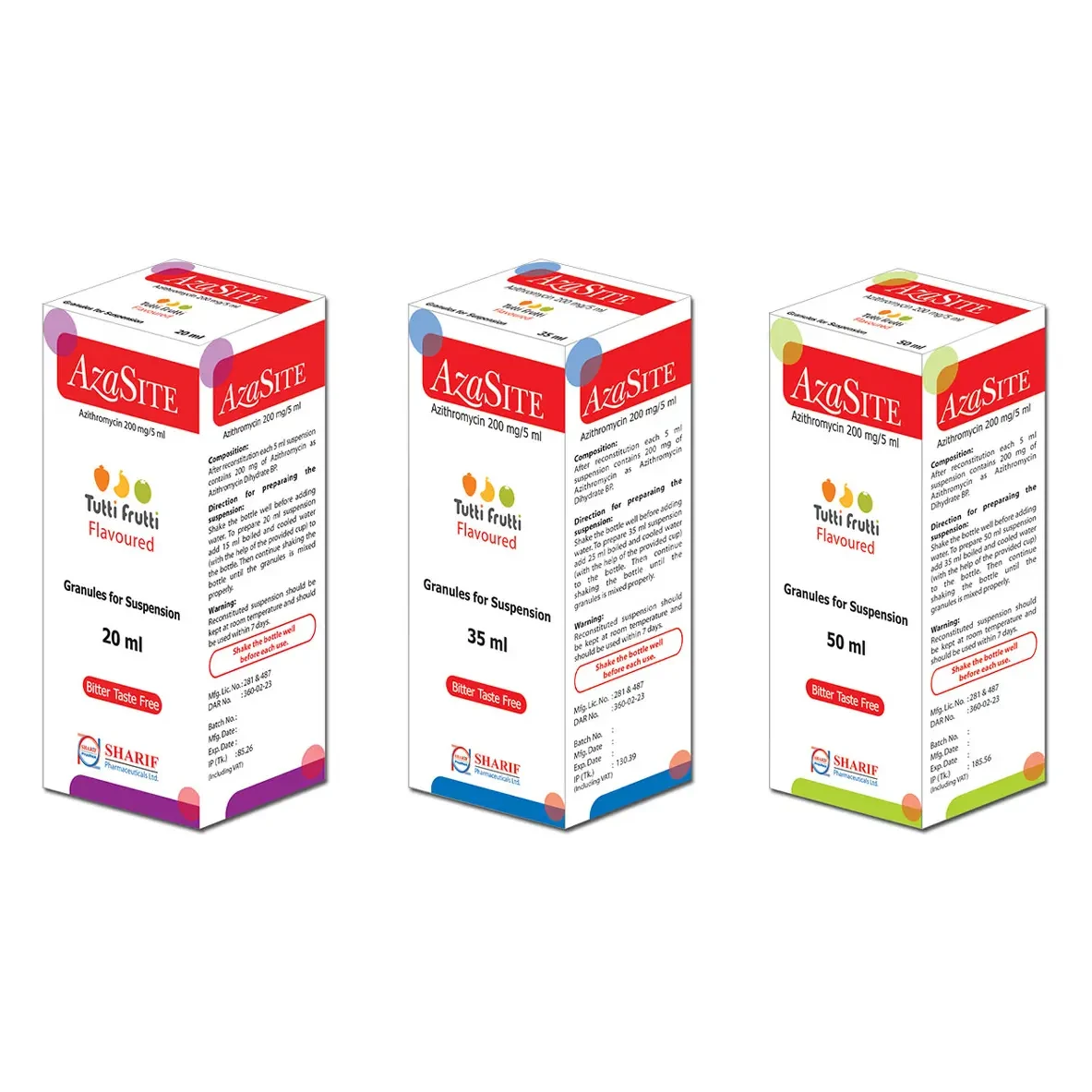 Azasite 200 mg/5 ml Powder for Suspension Azasite 200 mg/5 ml Powder for Suspension