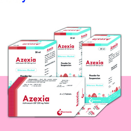 Azexia 200 mg/5 ml Powder for Suspension Azexia 200 mg/5 ml Powder for Suspension