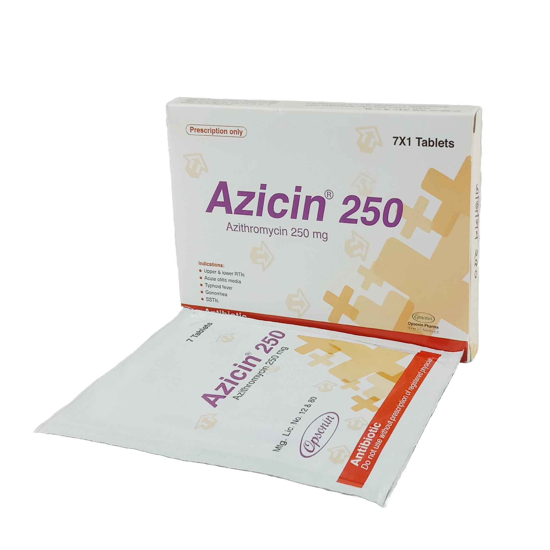 Azicin 250 mg Tablet