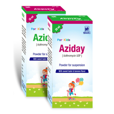 Aziday 200 mg/5 ml Powder for Suspension