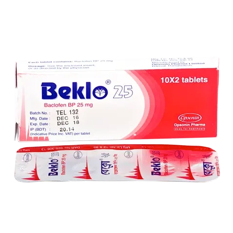 Beklo 25 mg Tablet Beklo 25 mg Tablet