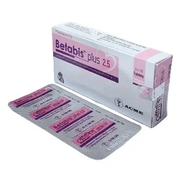 Betabis Plus 2.5 mg+6.25 mg Tablet Betabis Plus 2.5 mg+6.25 mg Tablet