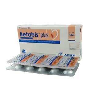 Betabis Plus 5 mg+6.25 mg Tablet