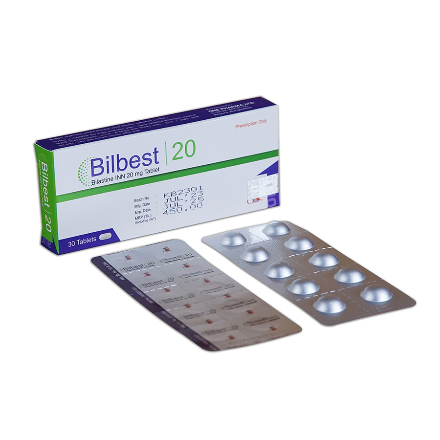Bilbest 20 mg Tablet Bilbest 20 mg Tablet