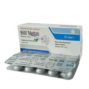 Billi Meltab 10 mg Dispersible Tablet Billi Meltab 10 mg Dispersible Tablet