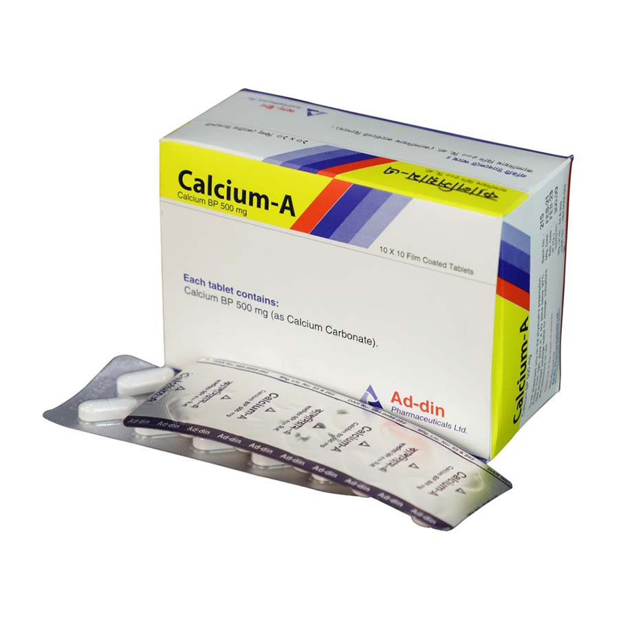Calcium-A 500 mg Tablet Calcium-A 500 mg Tablet