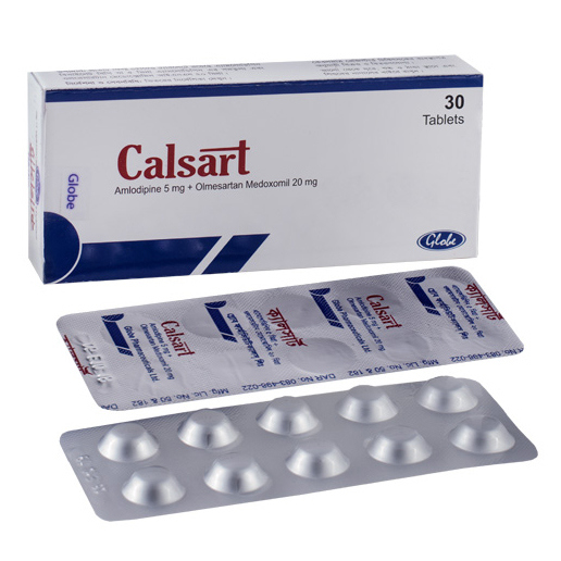 Calsart 5 mg+20 mg Tablet Calsart 5 mg+20 mg Tablet