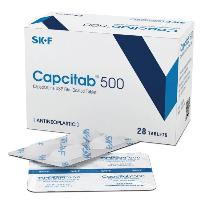 Capcitab 500 mg Tablet Capcitab 500 mg Tablet