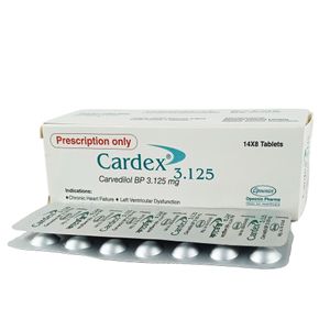 Cardex 3.125 mg Tablet Cardex 3.125 mg Tablet