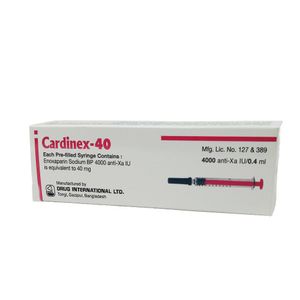 Cardinex 6000 Anti-Xa IU/0.6 ml SC Injection Cardinex 6000 Anti-Xa IU/0.6 ml SC Injection