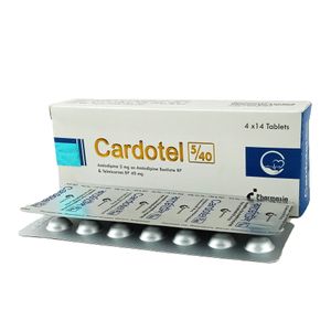 Cardotel 5 mg+80 mg Tablet