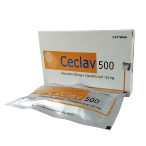 Ceclav 500 mg+125 mg Tablet
