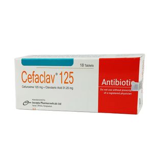 Cefaclav 125 mg+31.25 mg Tablet