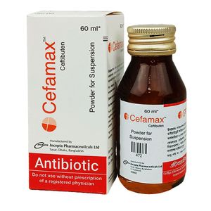 Cefamax 90 mg/5 ml Powder for Suspension Cefamax 90 mg/5 ml Powder for Suspension