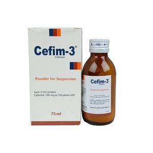 Cefim-3 100 mg/5 ml Powder for Suspension Cefim-3 100 mg/5 ml Powder for Suspension