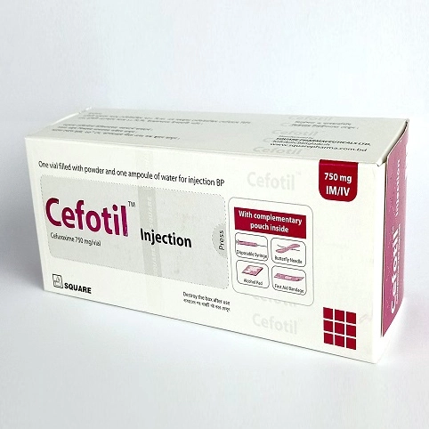Cefotil 750 mg/vial IM/IV Injection Cefotil 750 mg/vial IM/IV Injection
