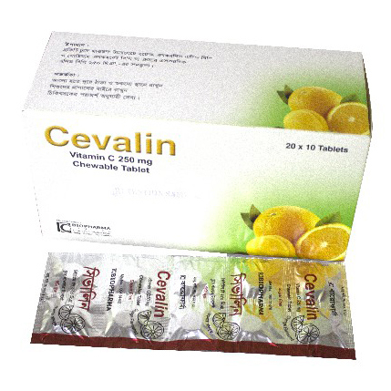Cevalin 250 mg Chewable Tablet Cevalin 250 mg Chewable Tablet