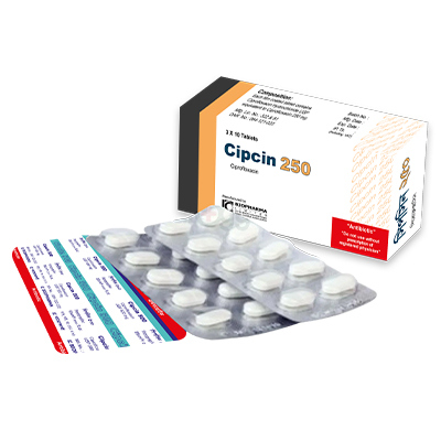 Cipcin 250 mg Tablet Cipcin 250 mg Tablet