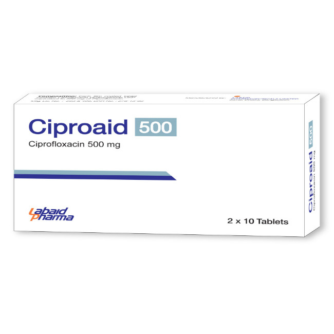 Ciproaid 500 mg Tablet