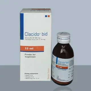 Clacido BID (400 mg+57.50 mg)/5 ml Powder for Suspension Clacido BID (400 mg+57.50 mg)/5 ml Powder for Suspension