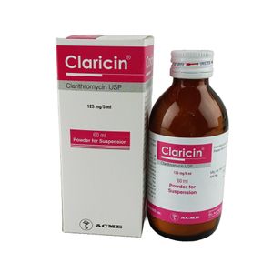 Claricin 125 mg/5 ml Powder for Suspension Claricin 125 mg/5 ml Powder for Suspension