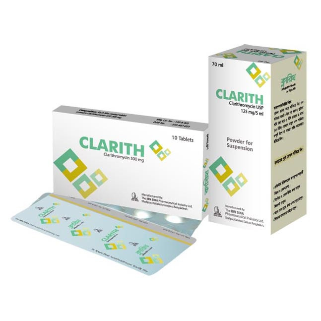 Clarith 125 mg/5 ml Powder for Suspension Clarith 125 mg/5 ml Powder for Suspension