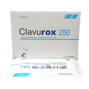 Clavurox 250 mg+62.5 mg Tablet Clavurox 250 mg+62.5 mg Tablet