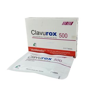 Clavurox 500 mg+125 mg Tablet Clavurox 500 mg+125 mg Tablet